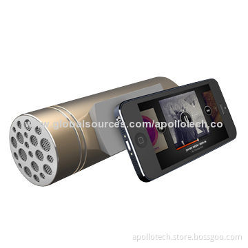 Waterproof Speaker, IP65 Level, TF Card with 3W Strong Torch and 6,000/9,000mAh Power Bank Function
